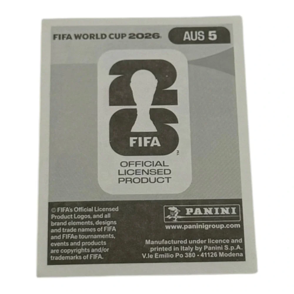 Panini FIFA World Cup 2026 Alessandro Circati Australia AUS 5 Sticker Parma FC